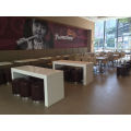 Fastfood Restaurant Durable Solid Surface Tischset (FOH-NRF1)